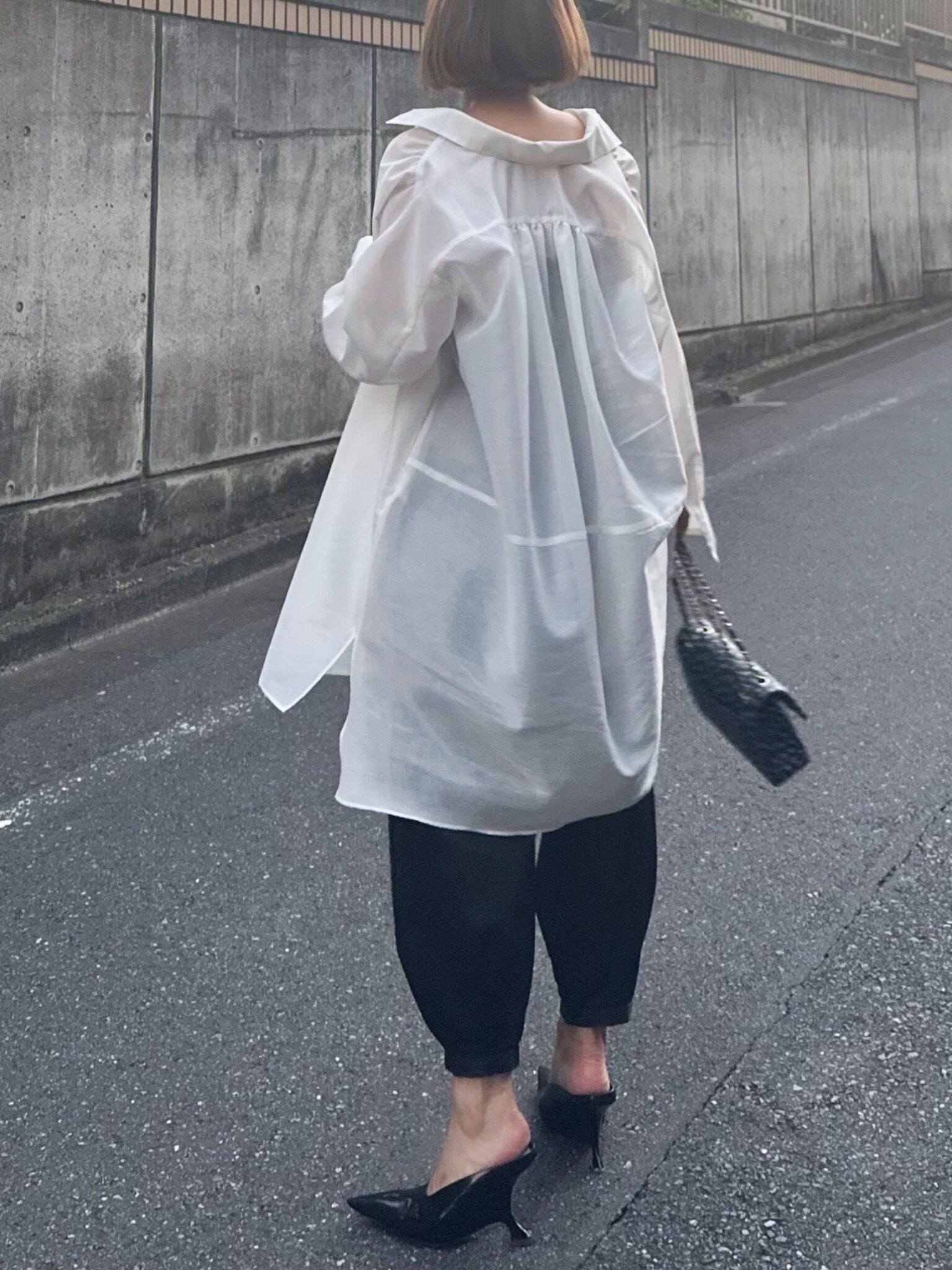シアーロングシャツ Nadia