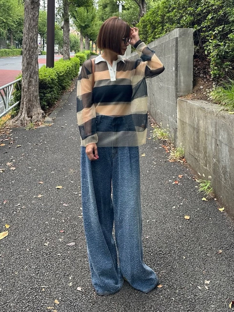 モデル身長：157.5㎝ / サイズ：FREE