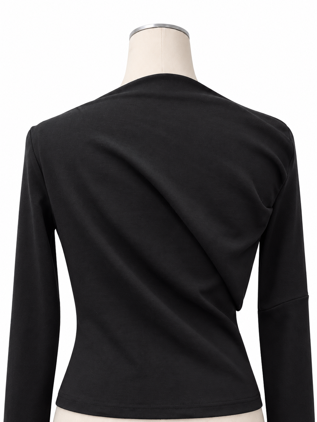 アシメドレープカットソー L/S Hadrien