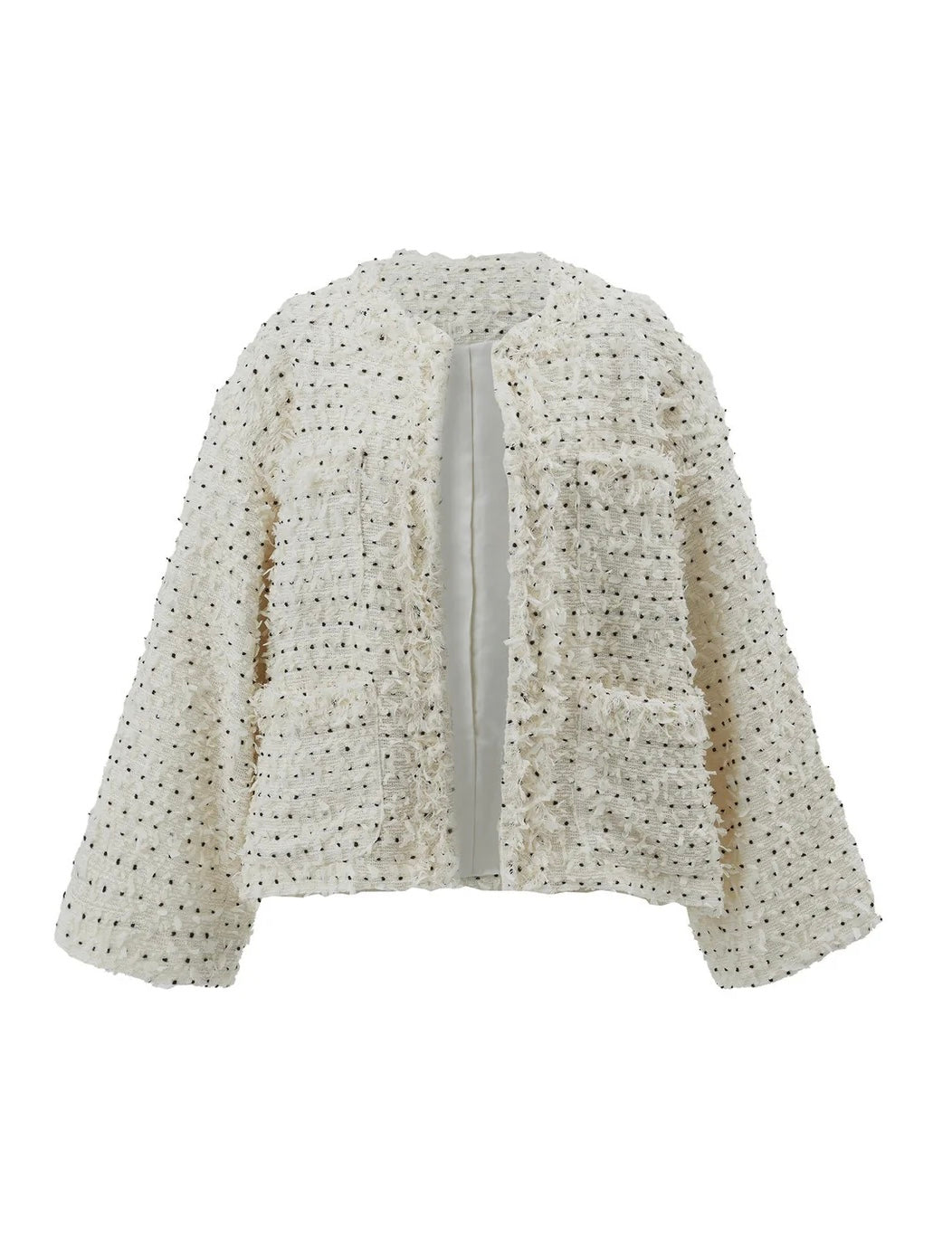 Cygne 定価39500円　ツイードジャケット Lydie白　シーニュ 中古・古着通販】cygne (シーニュ) ツイードジャケット Xavier