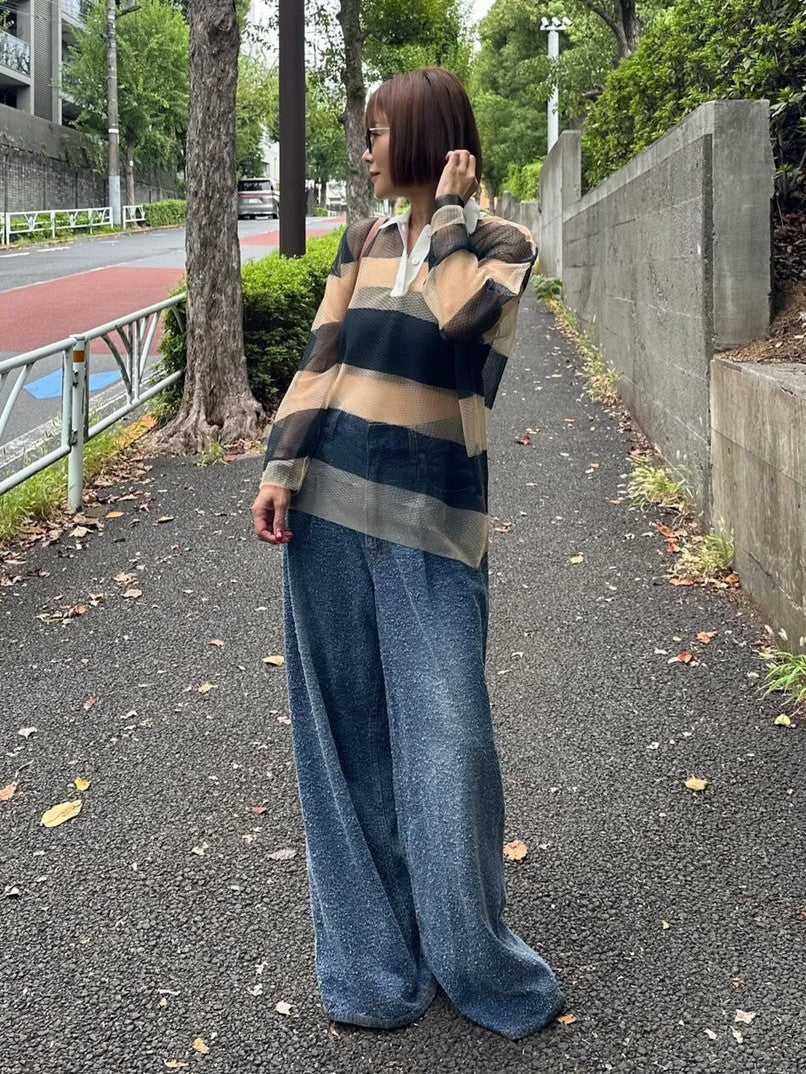 モデル身長：157.5㎝ / サイズ：FREE