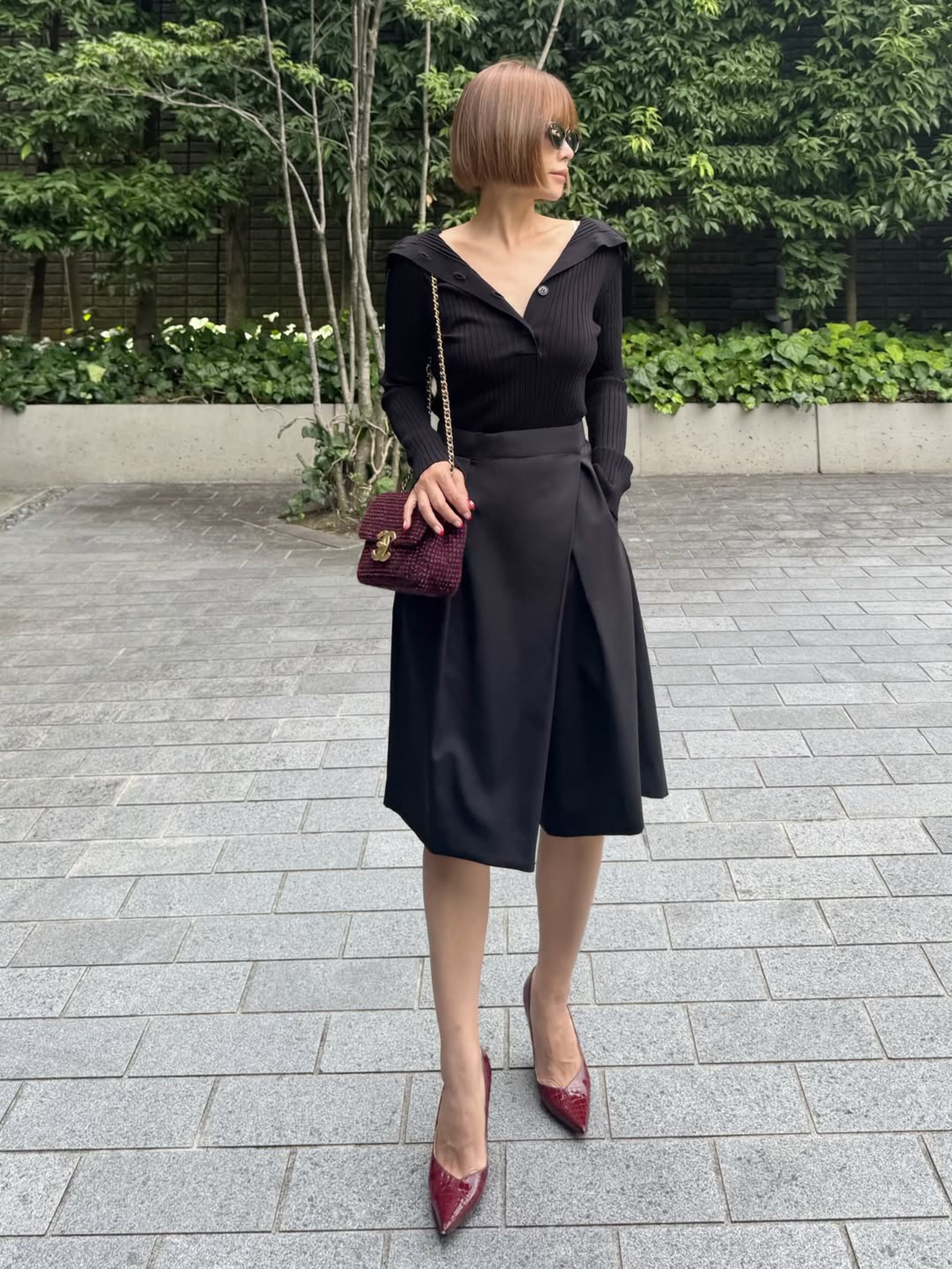 cygne シーニュ　2wayリブニット Tangi 新品　BLACK 2wayリブニット Tangi｜Cygne(シーニュ) 公式サイト