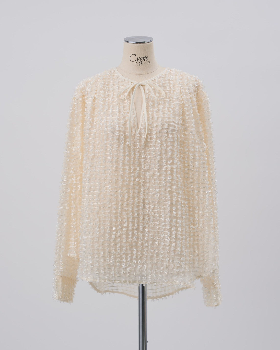 シーニュ cygne ジャガードトップス　白 シーニュ cygne ジャガードトップス 白 2025年最新】シーニュ