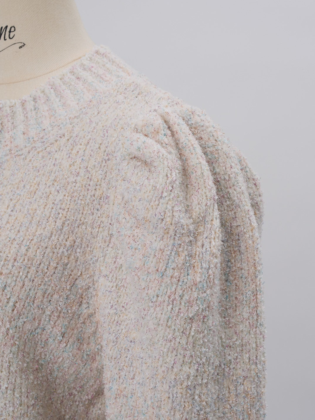 ボリュームスリーブニット‐ファンシー petite