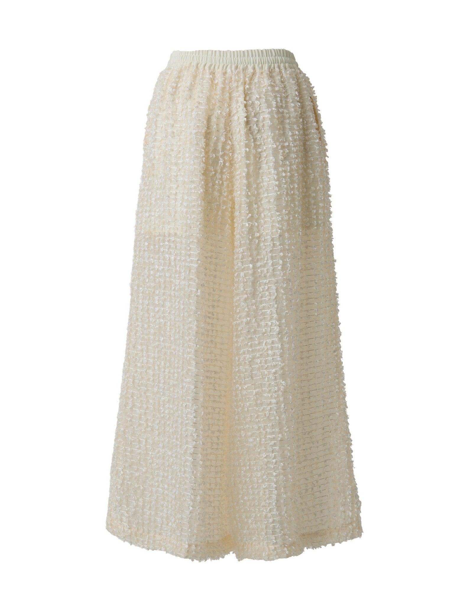 カットジャガードパンツ Brune