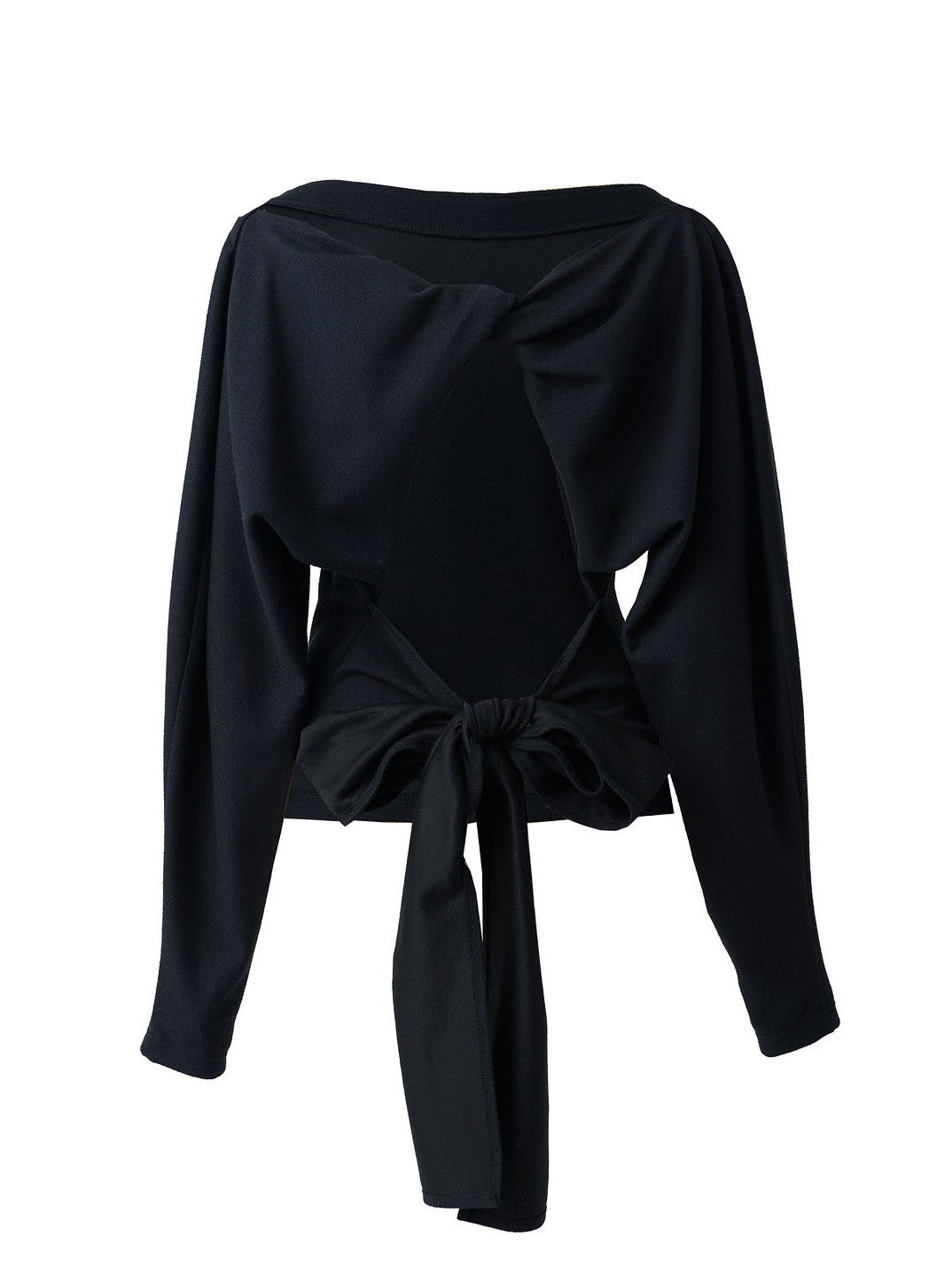 バックオープンリボントップス Come