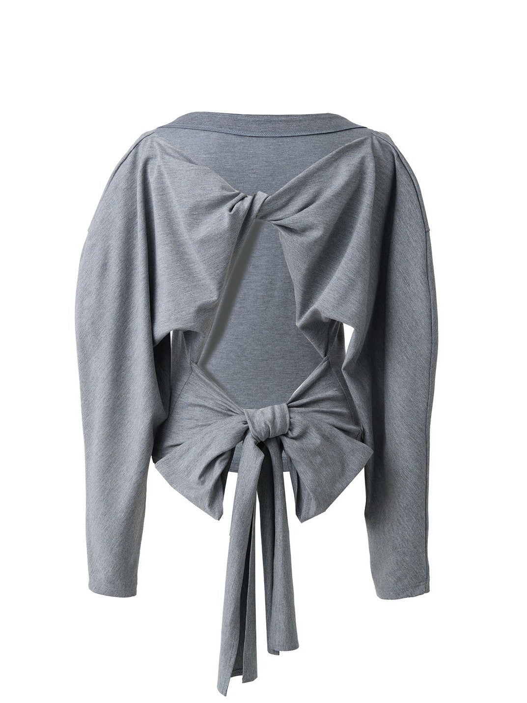 バックオープンリボントップス Come