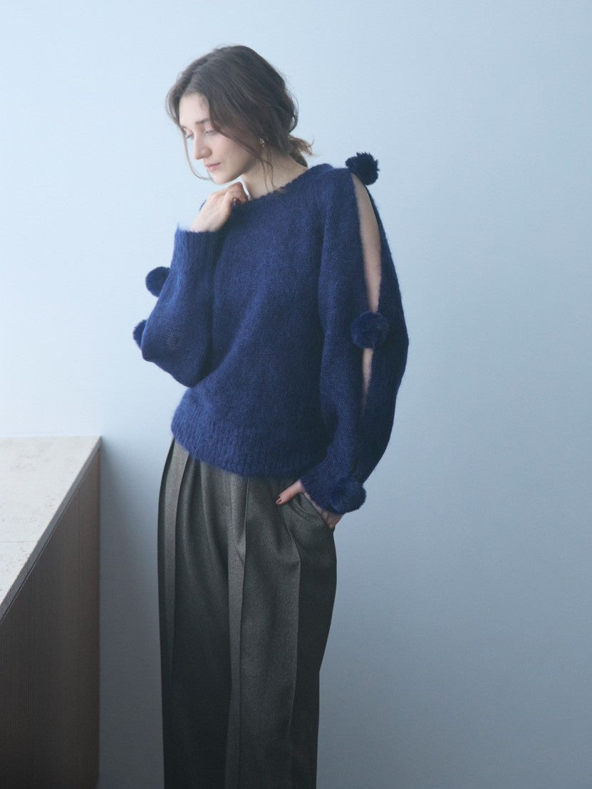 最終値下げ　cygne シーニュ オープンリボンニット　サイズ1 最終値下げ cygne シーニュ オープンリボンニット サイズ1 前開き