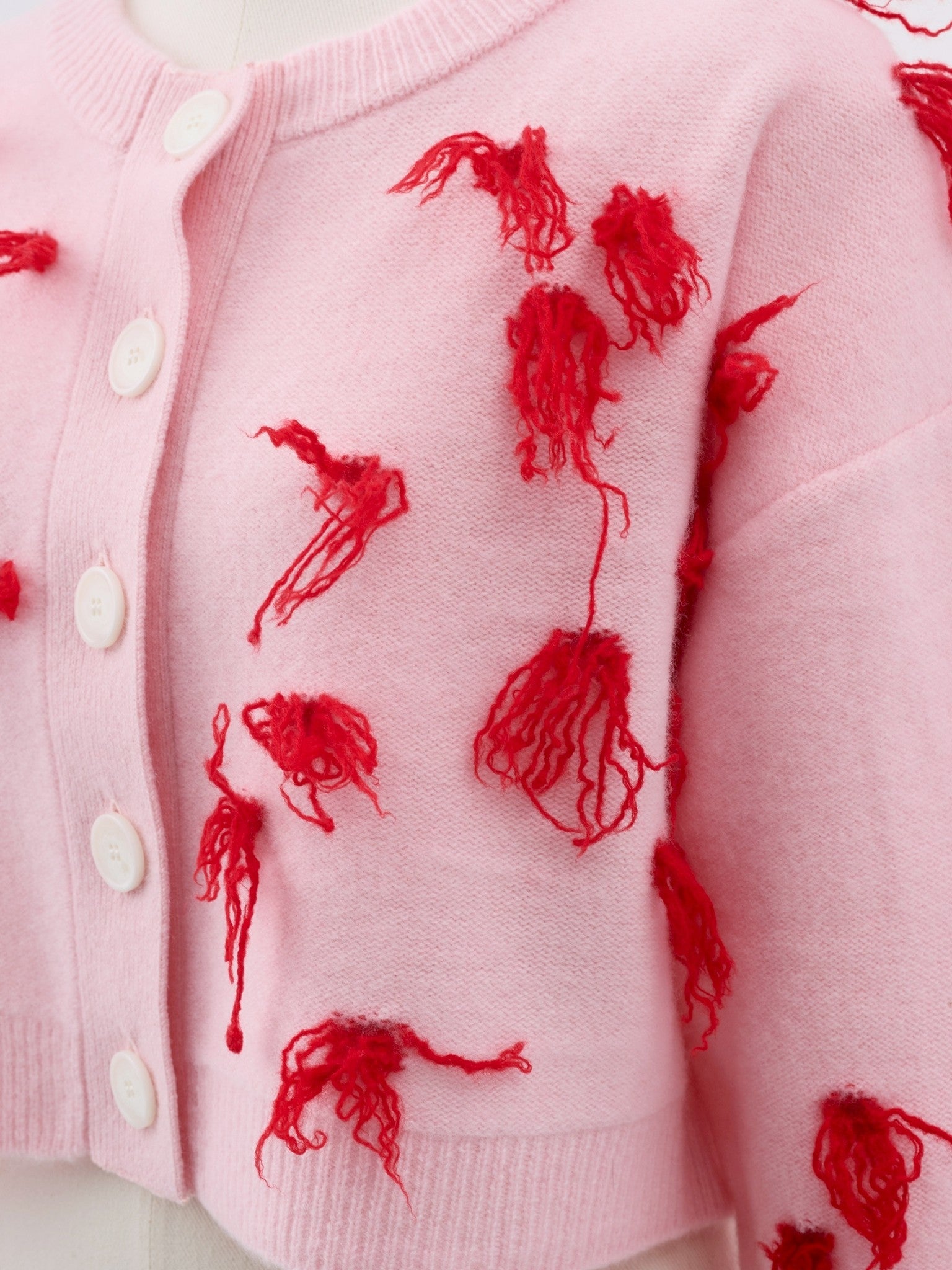 もけもけニットカーディガン Fany