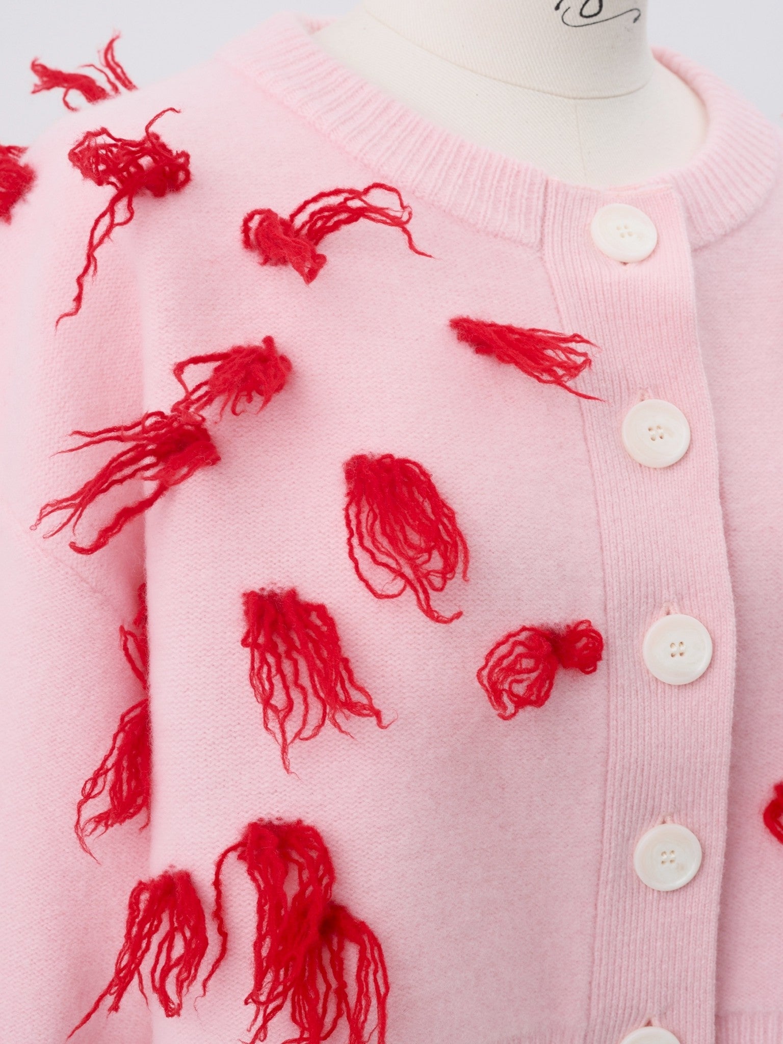 もけもけニットカーディガン Fany