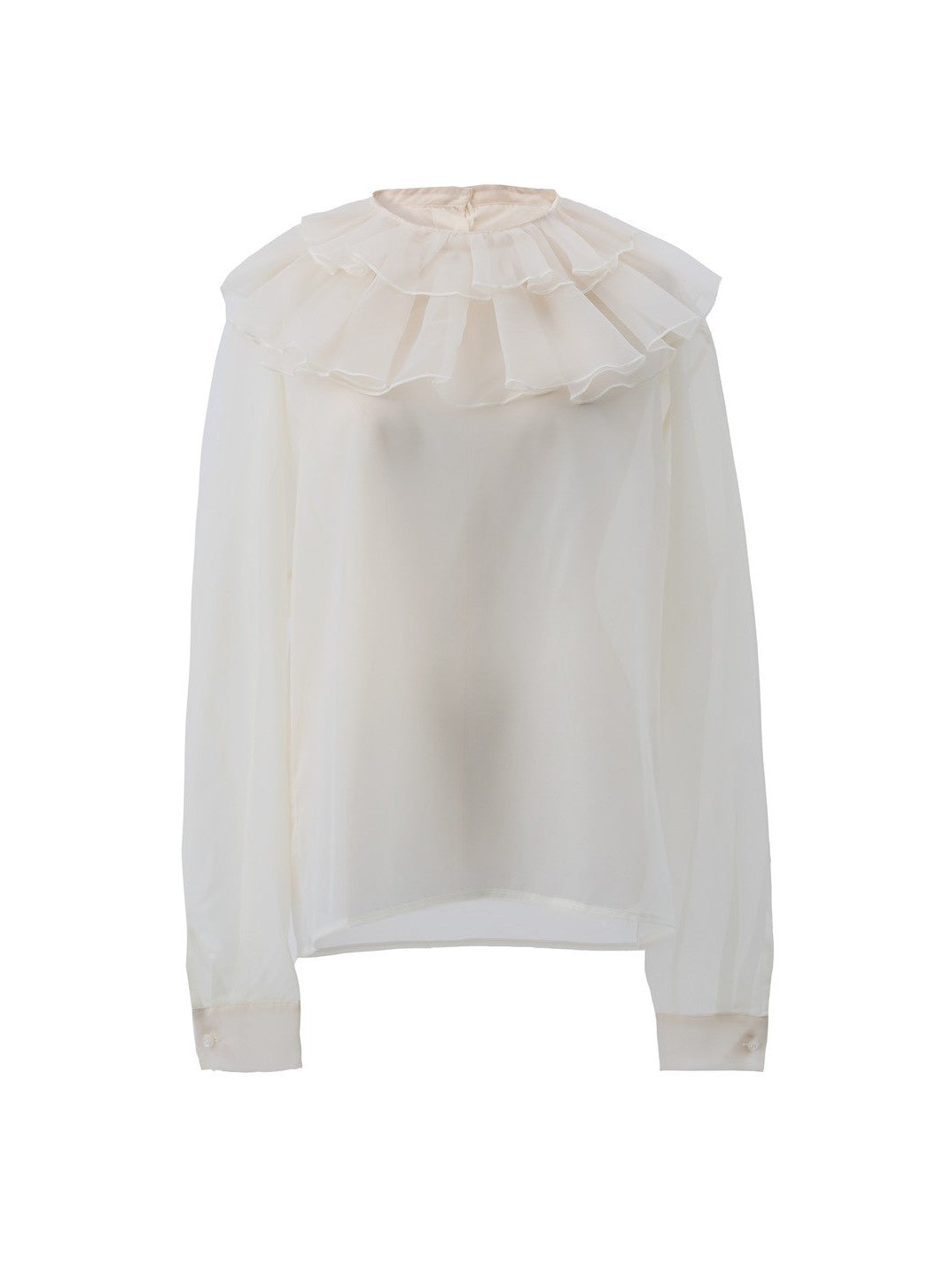 【美品】お値下げ Cygne シーニュ プリーツカラーブラウス lea ホワイト Cygne シーニュ プリーツカラーブラウス lea ホワイト - トップス