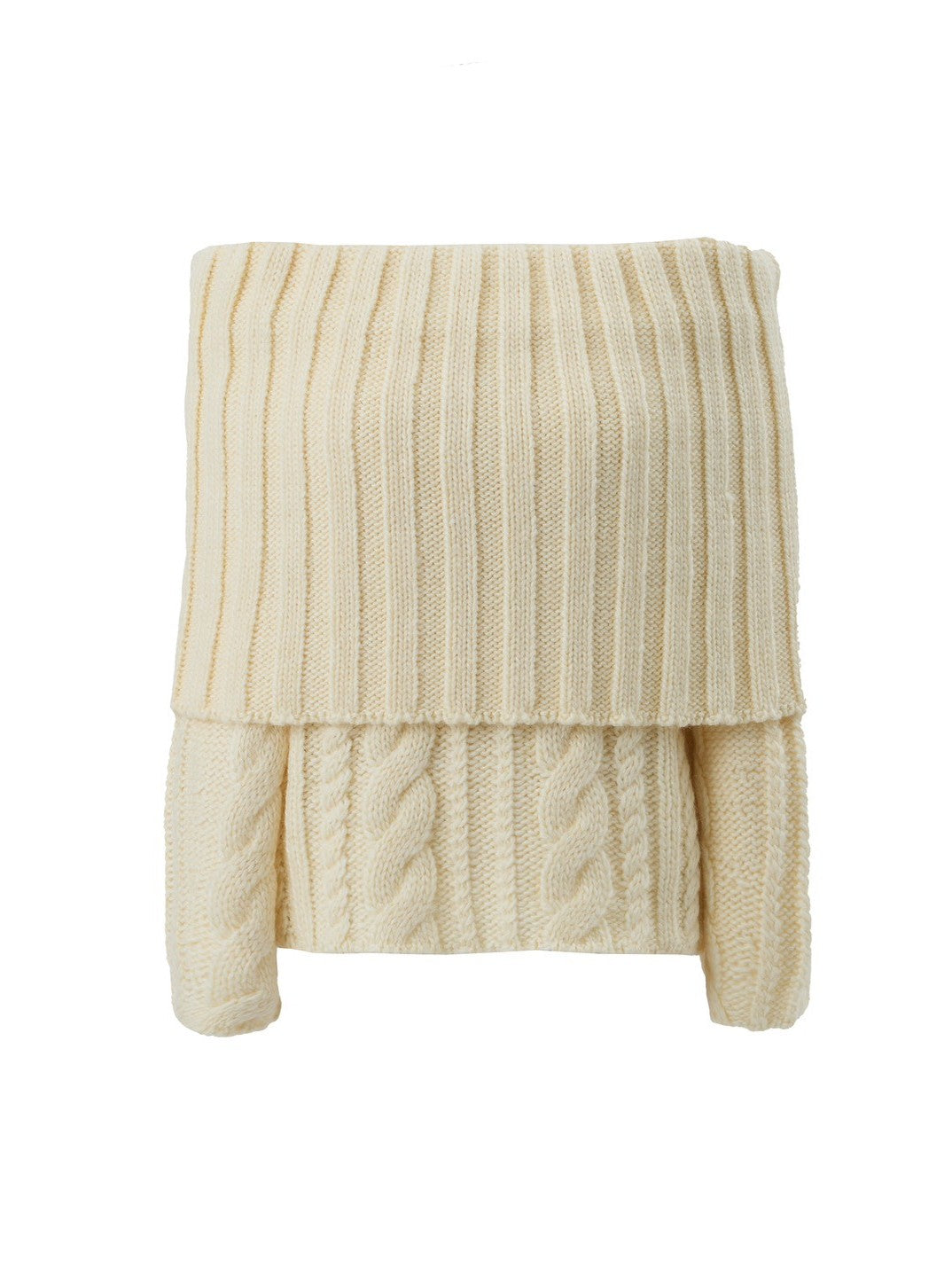 オフショルケーブルニット Malou