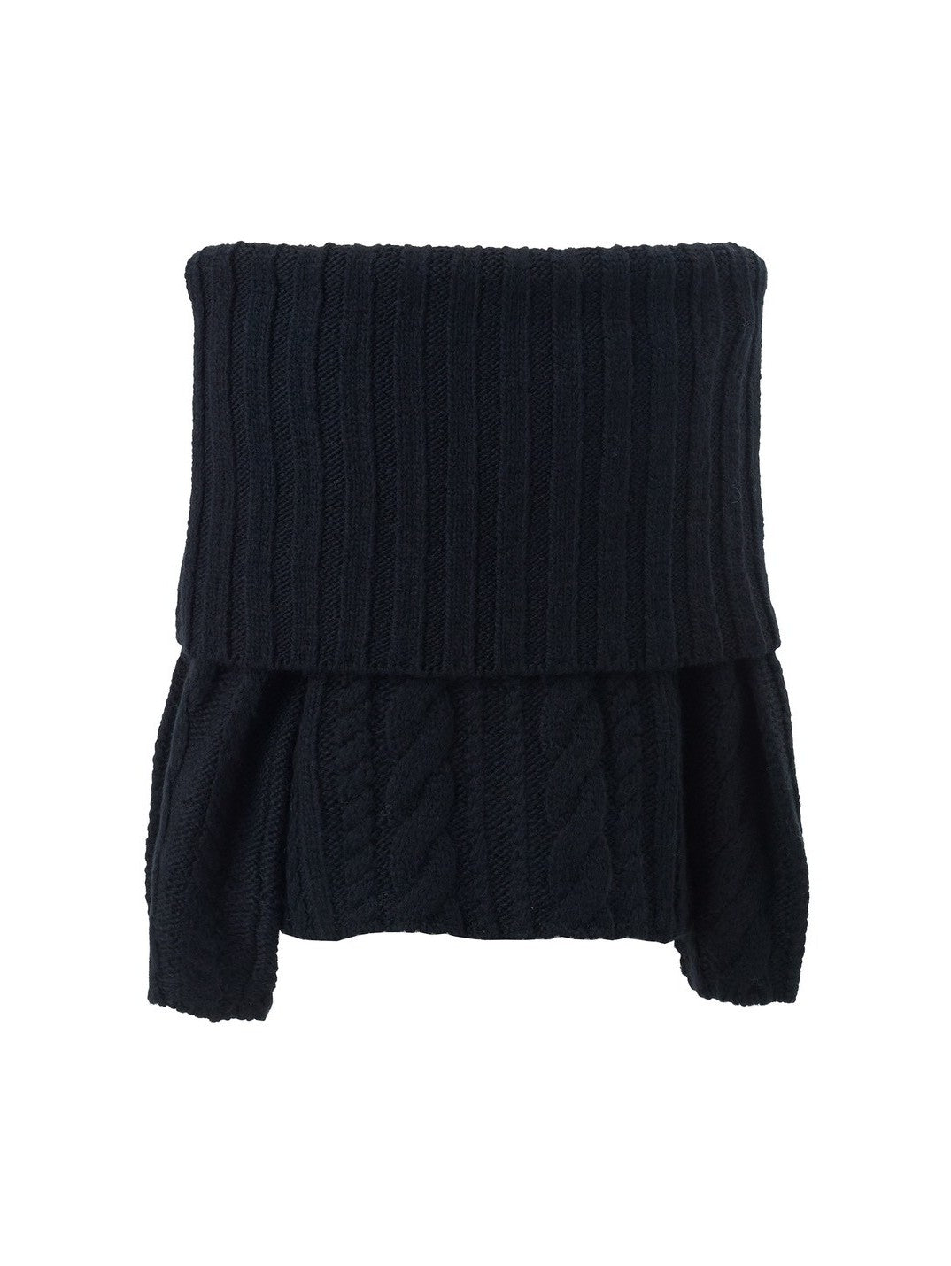 オフショルケーブルニット Malou