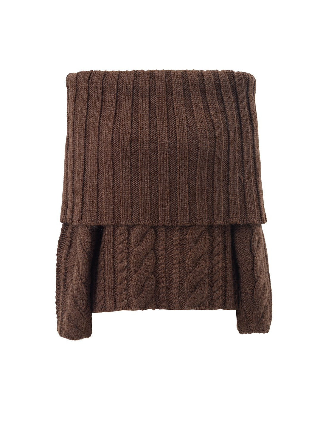 オフショルケーブルニット Malou