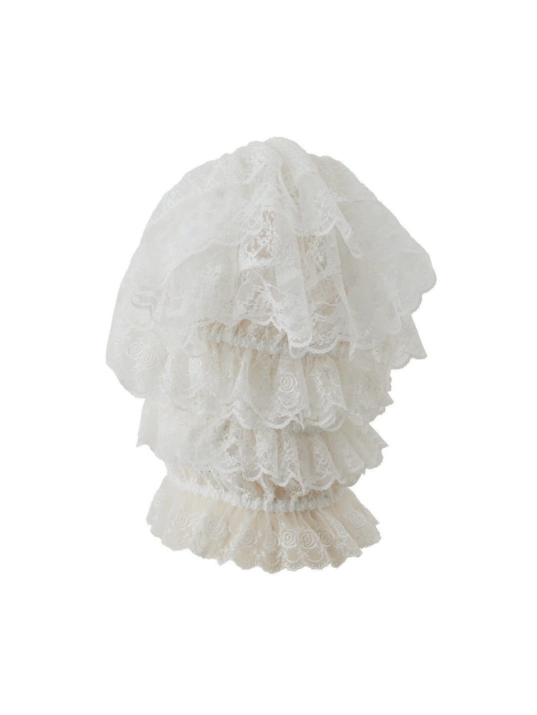 Off-the-shoulder lace blouse Maruru