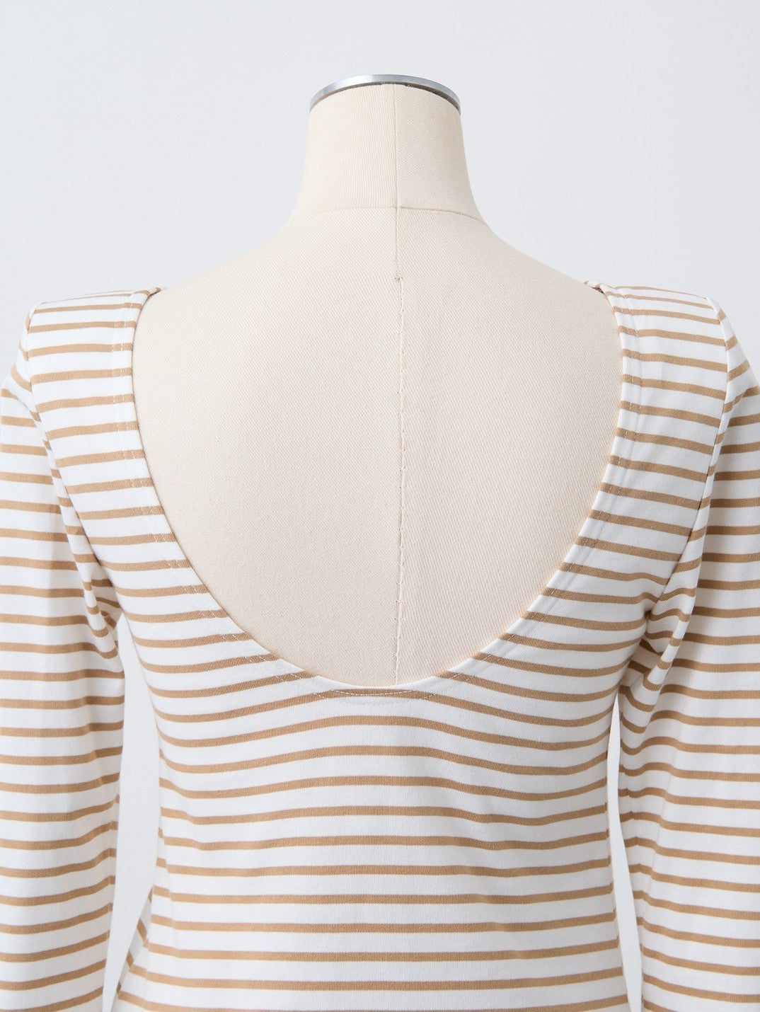 Back-open striped top by Renald