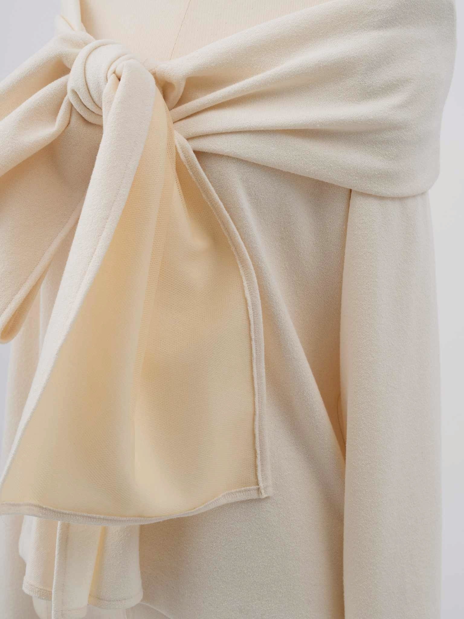 ブークレリボンオフショルトップス Roch