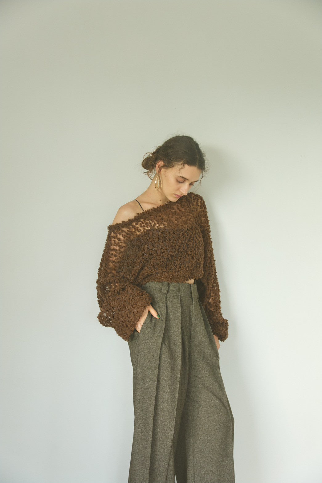 Samuel See-through Popcorn Knit