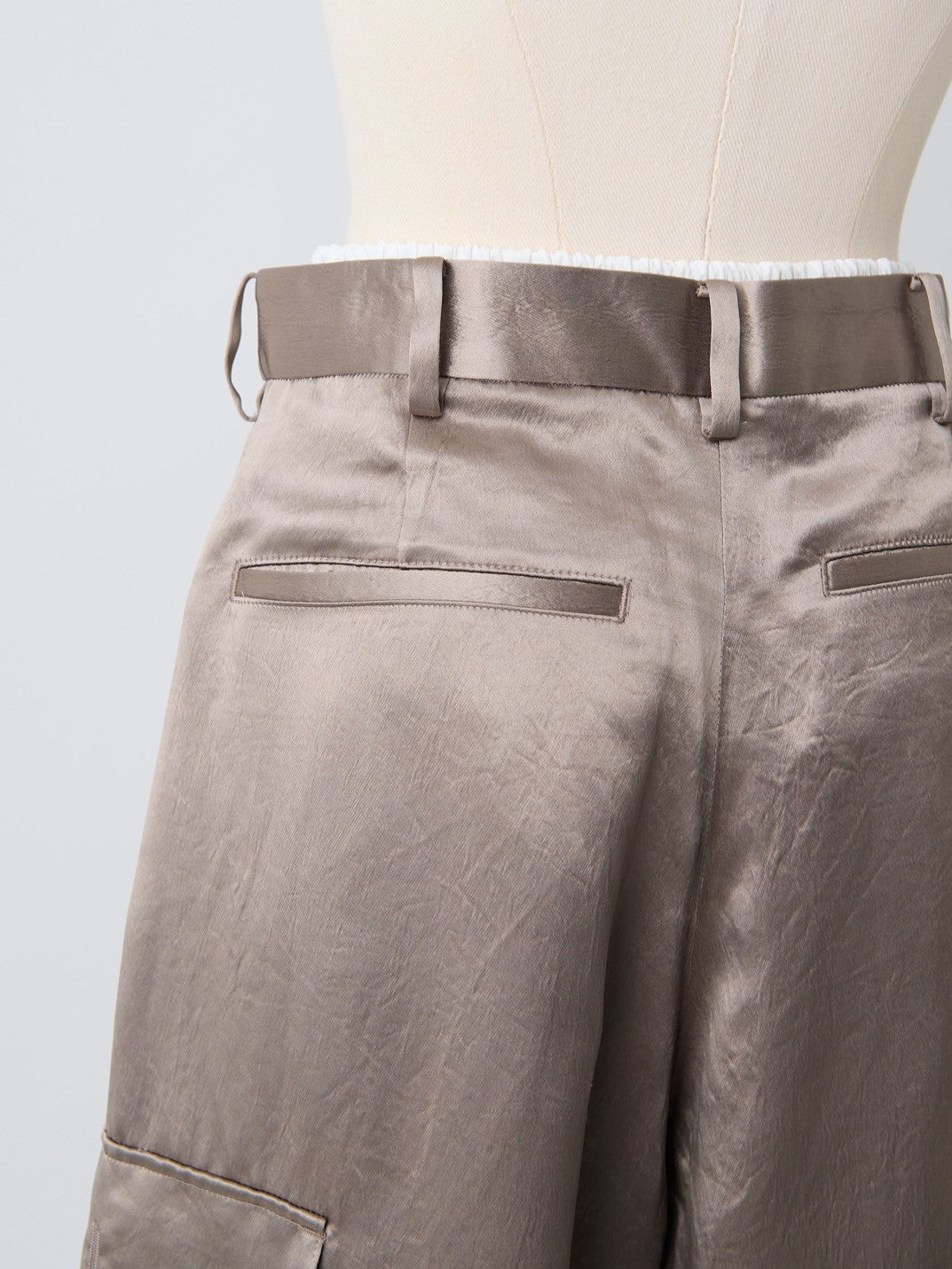 ボクサーレイヤードサテンパンツ Sandy