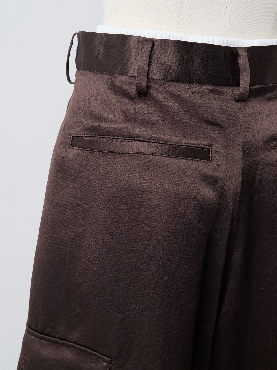 ボクサーレイヤードサテンパンツ Sandy