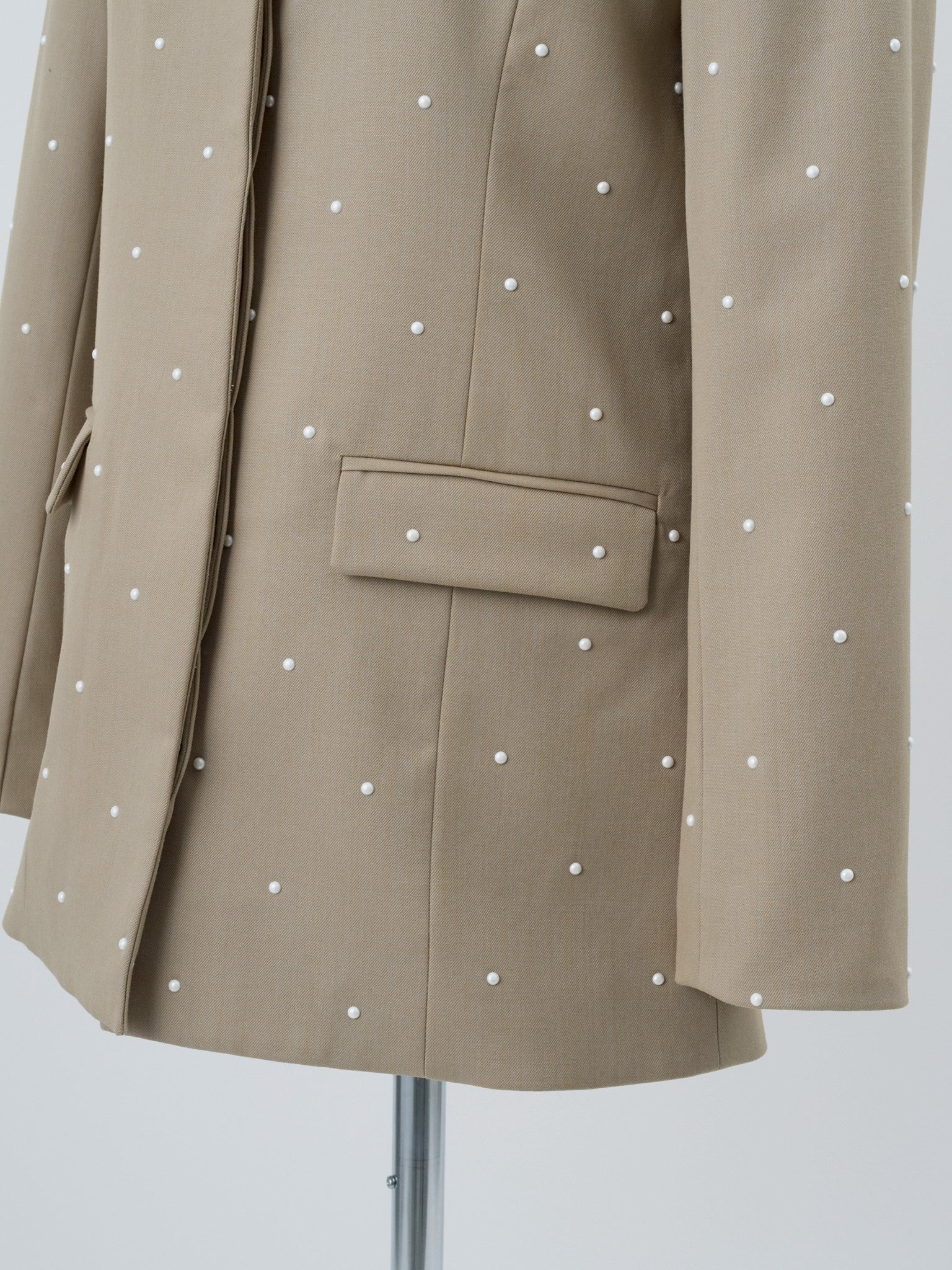 パールUネックジャケット Raoul