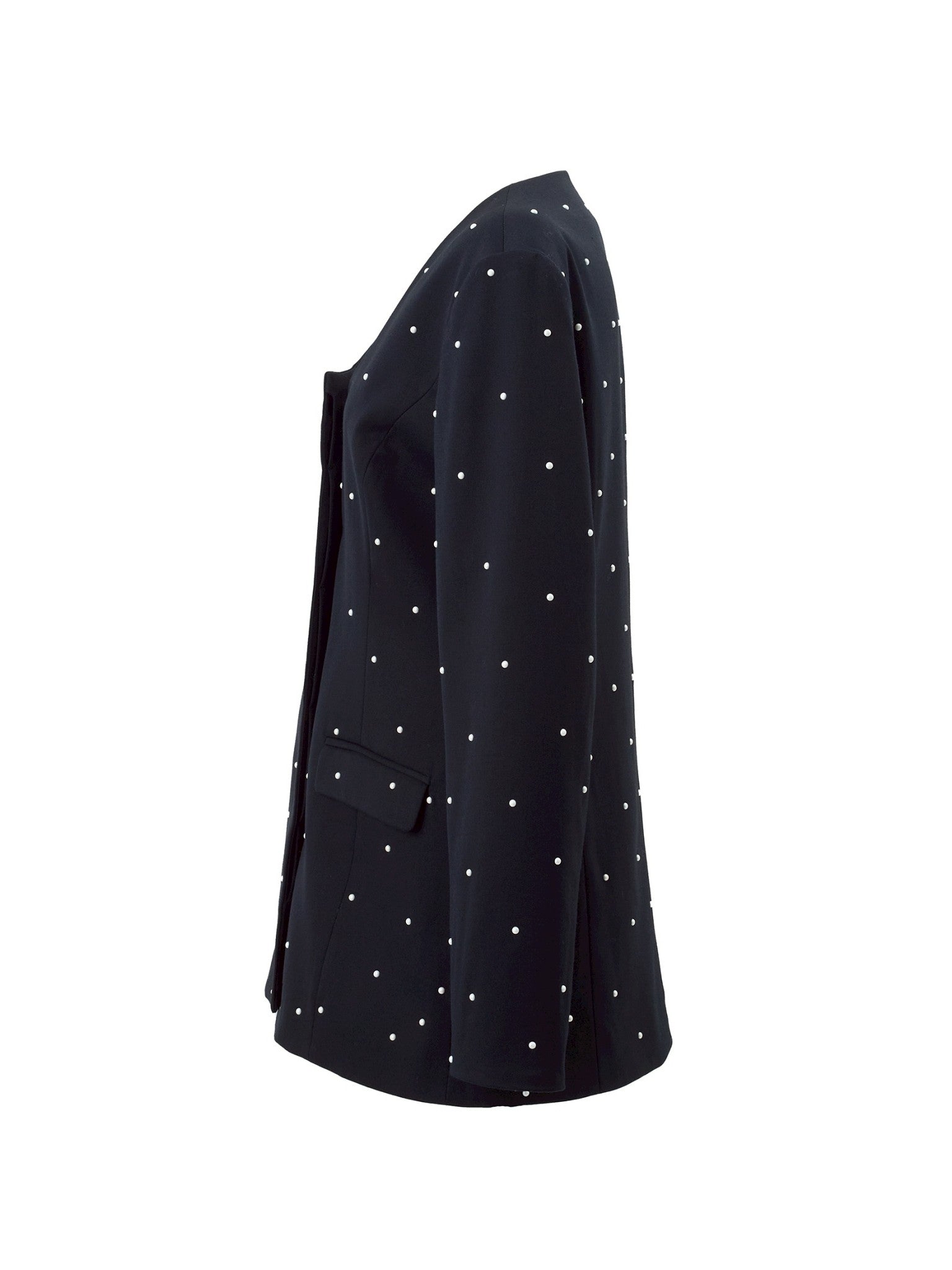 パールUネックジャケット Raoul