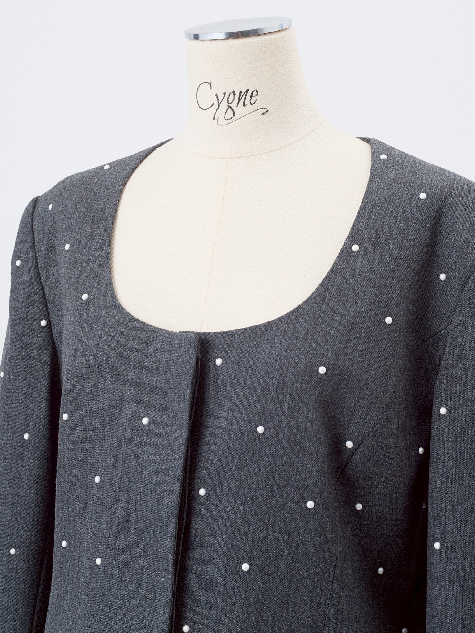 パールUネックジャケット Raoul