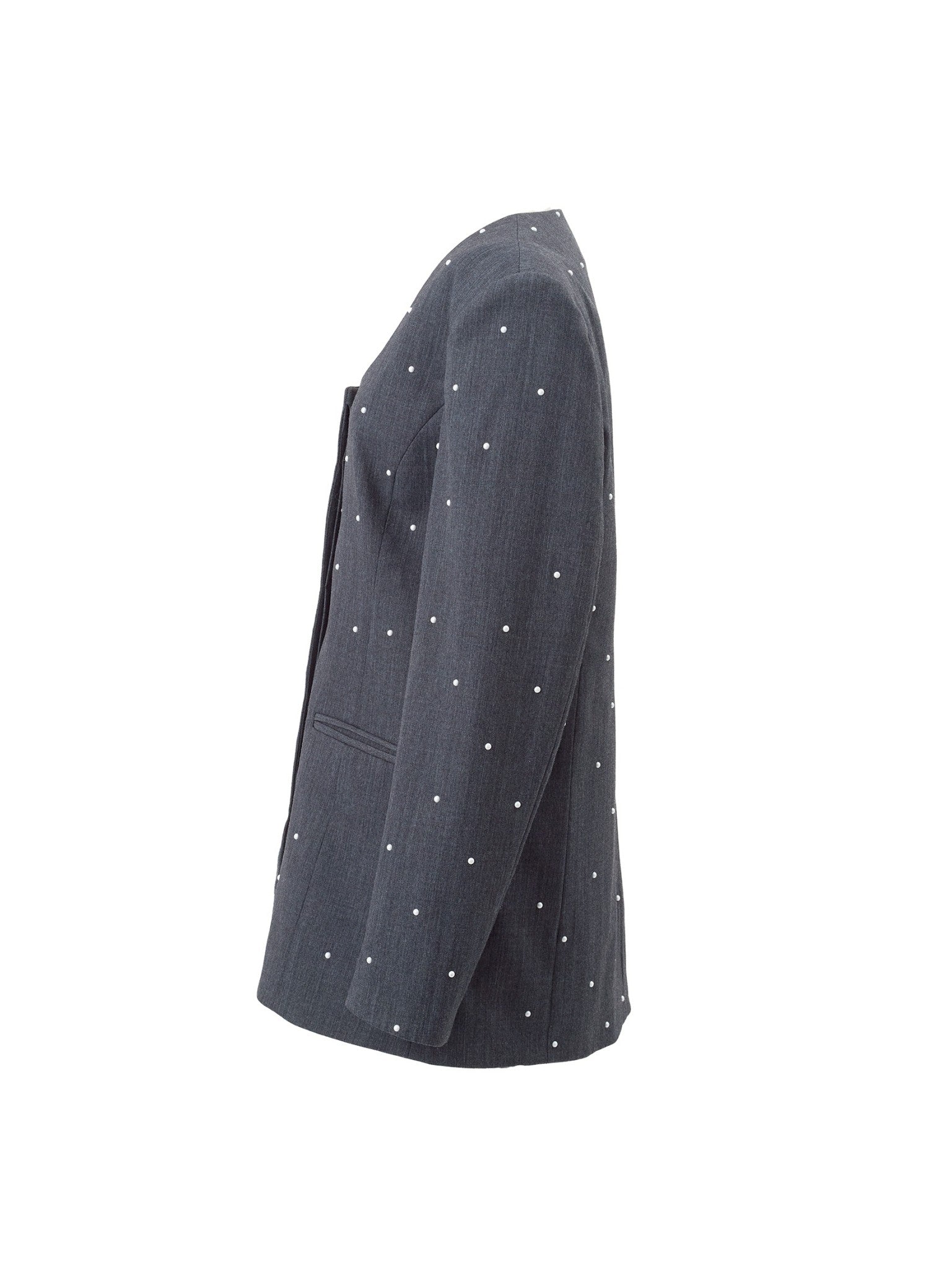 パールUネックジャケット Raoul