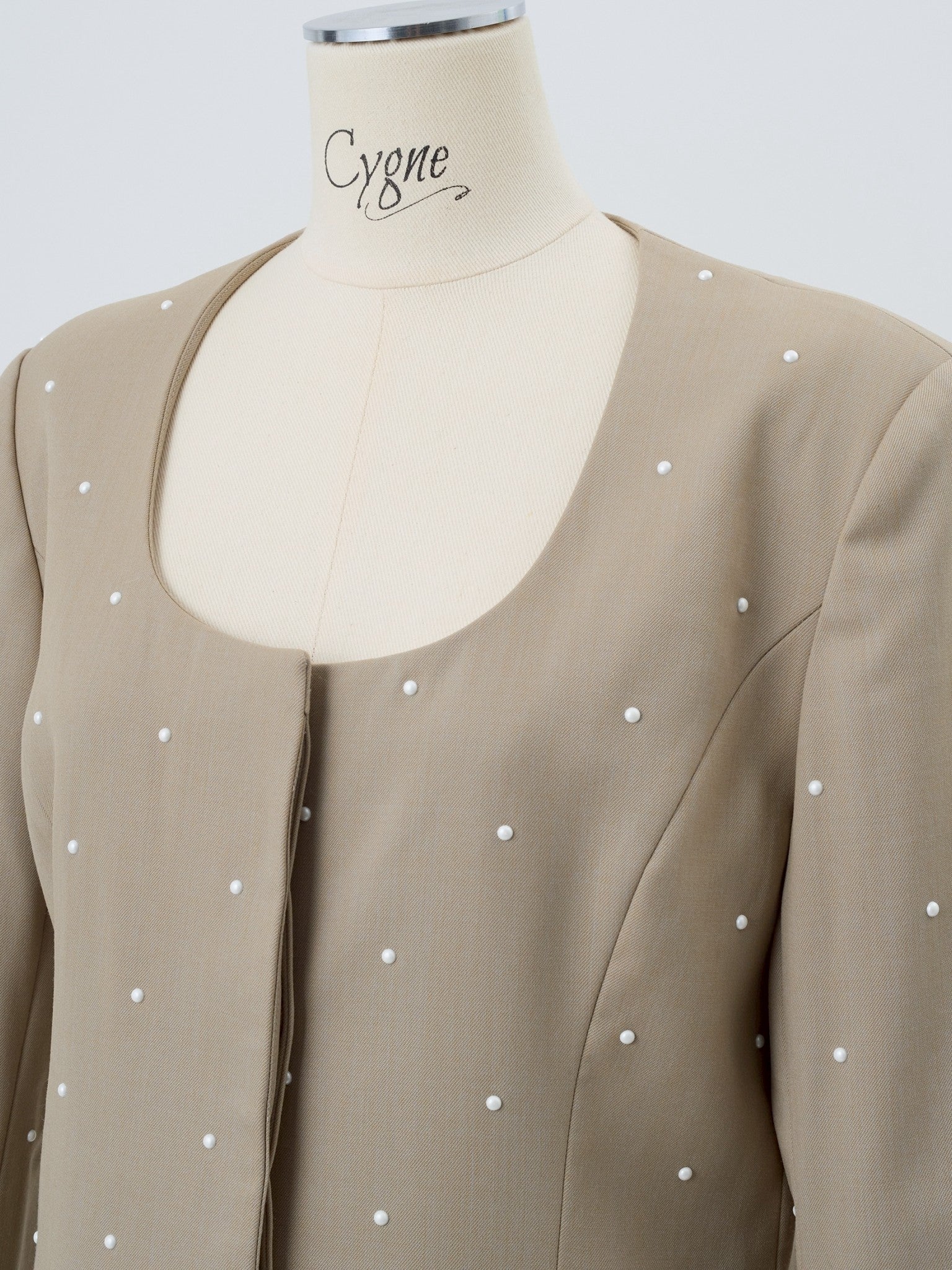 パールUネックジャケット Raoul