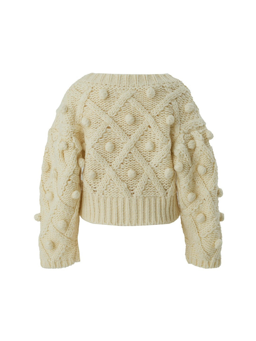 手編みポンポンカーディガン Florent｜Cygne(シーニュ) 公式サイト