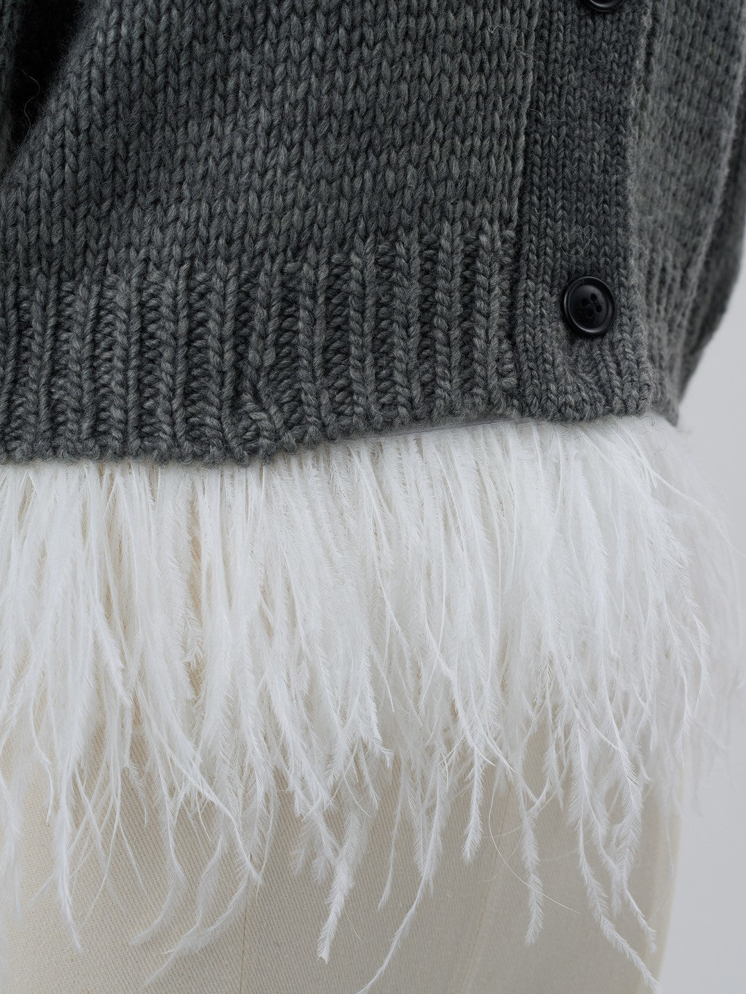 フェザーニットカーディガン Maxine