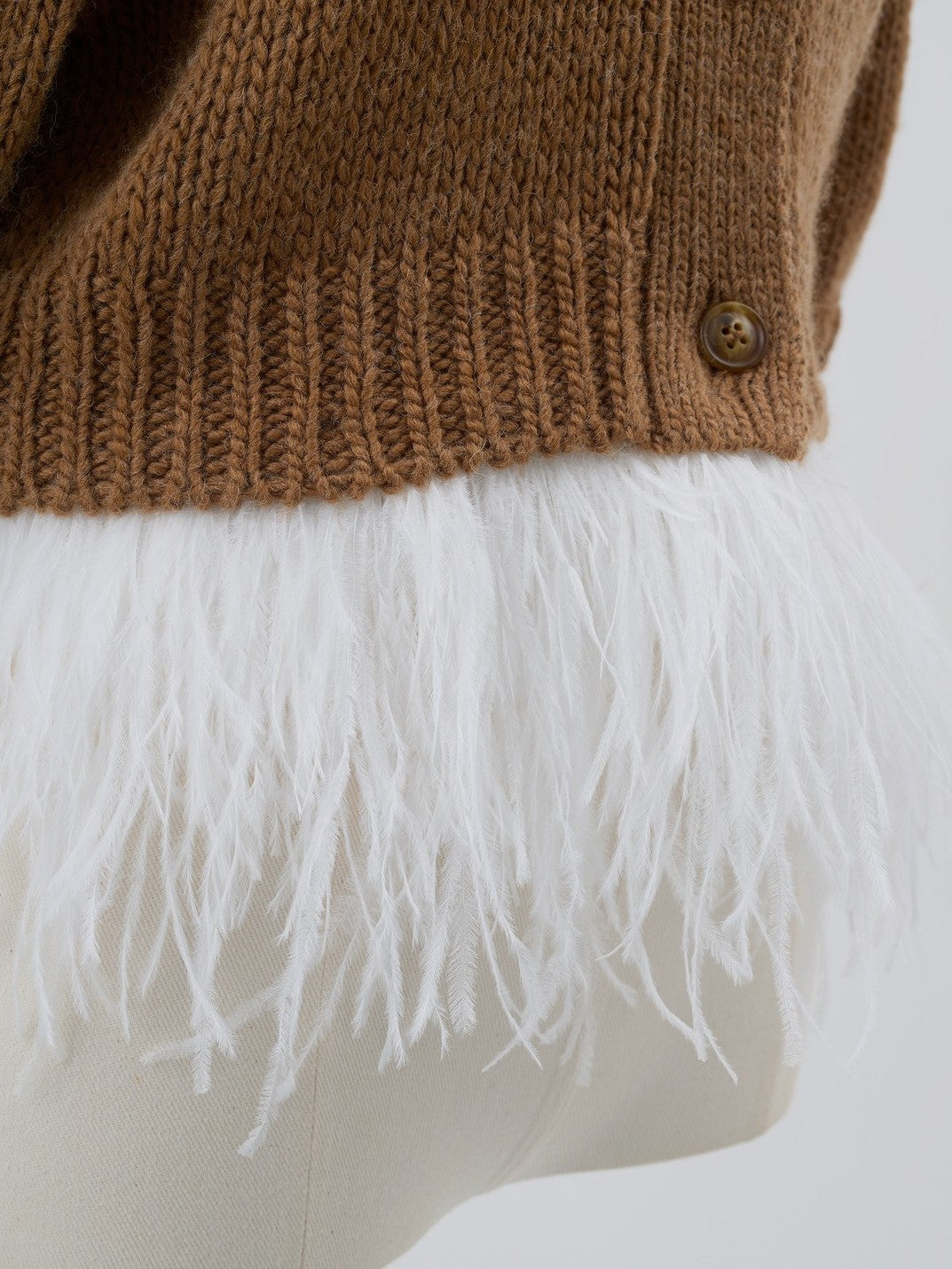 フェザーニットカーディガン Maxine