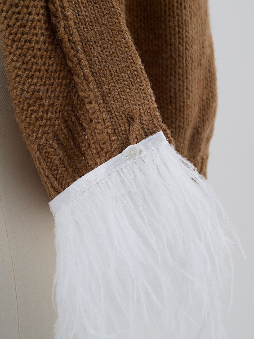 フェザーニットカーディガン Maxine