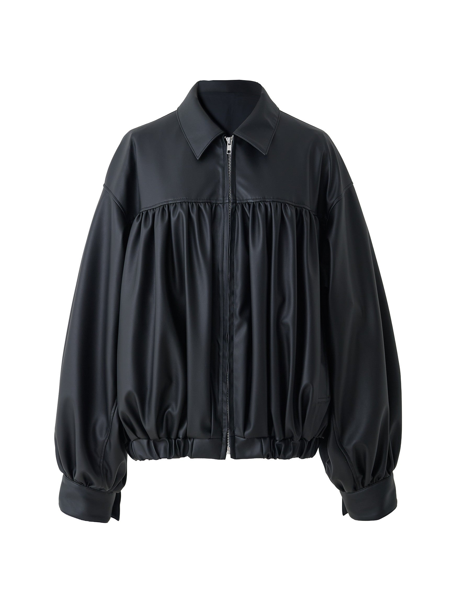 ギャザーブルゾン Landry - レザー