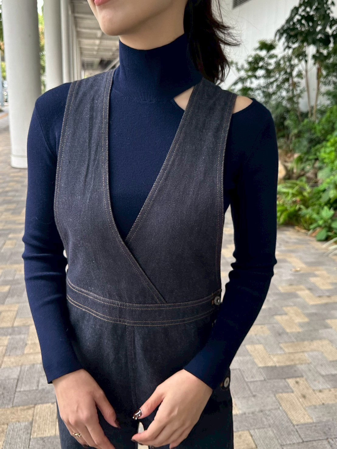 モデル身長：162㎝ / サイズ：FREE