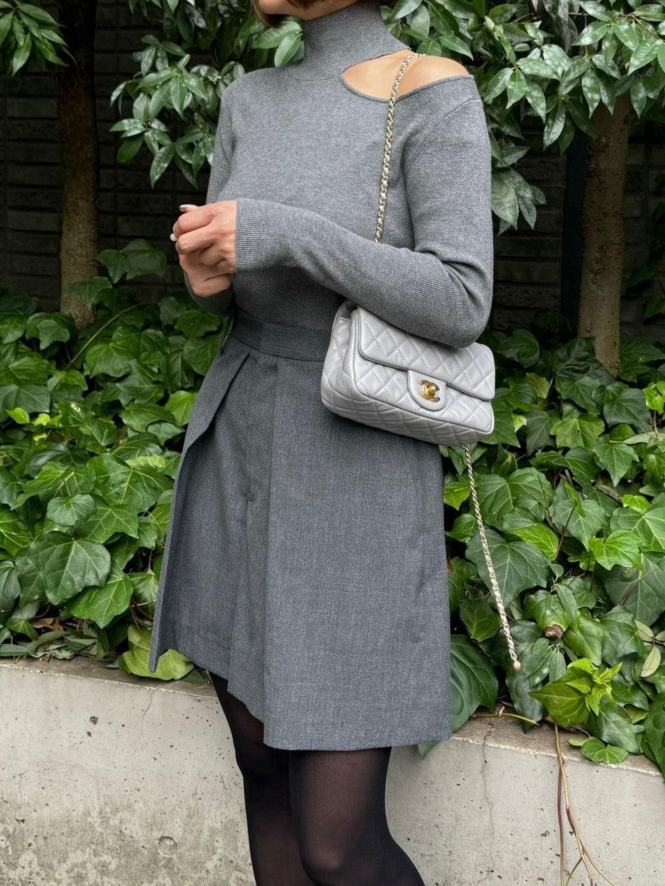 モデル身長：157.5㎝ / サイズ：FREE