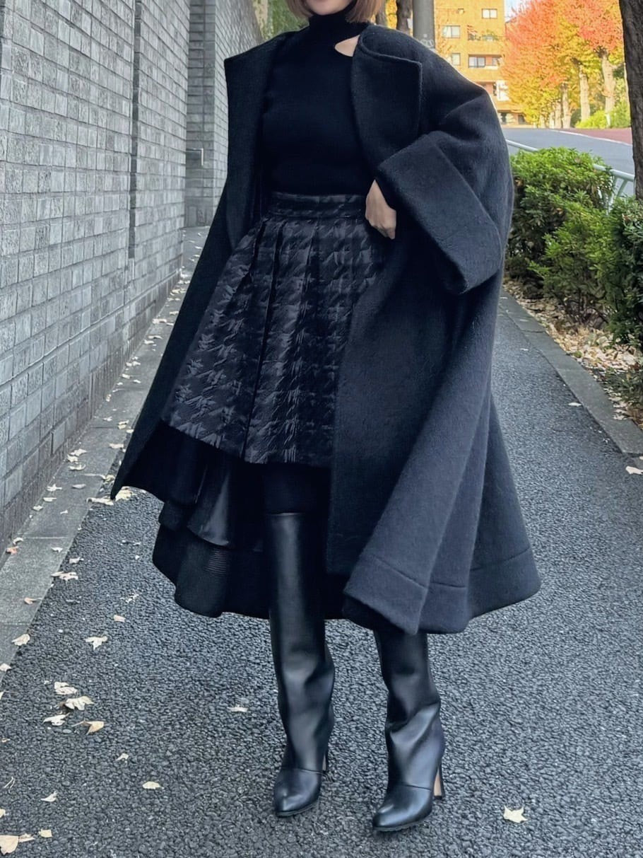 モデル身長：157.5㎝ / サイズ：FREE