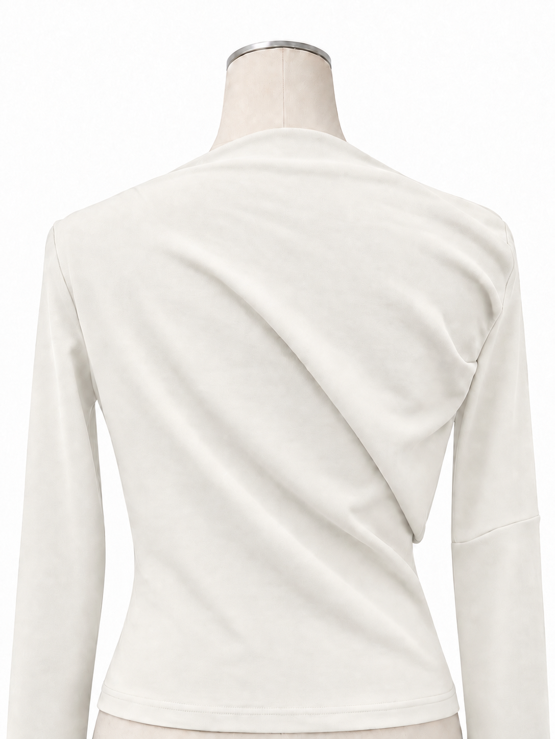 アシメドレープカットソー L/S Hadrien