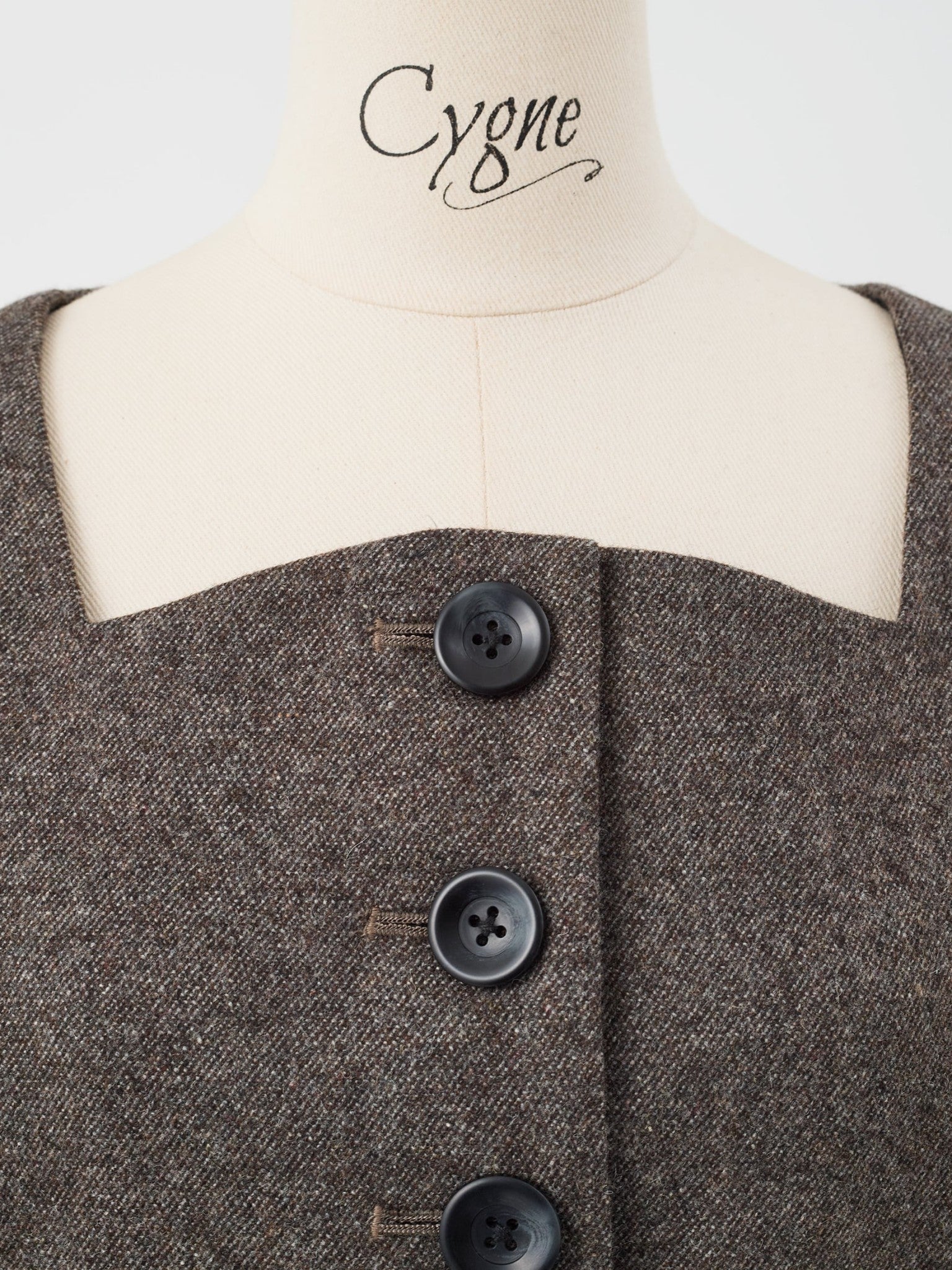 cygneシーニュダックジレ Marine ブラウン サイズ1 ダックジレ Marine｜Cygne(シーニュ) 公式サイト