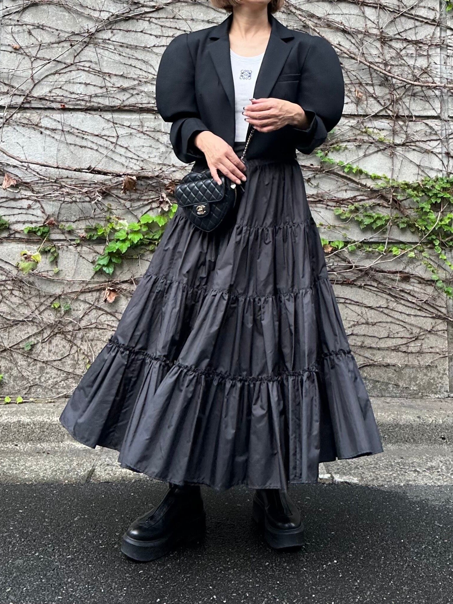 モデル身長：157.5㎝ / サイズ：0