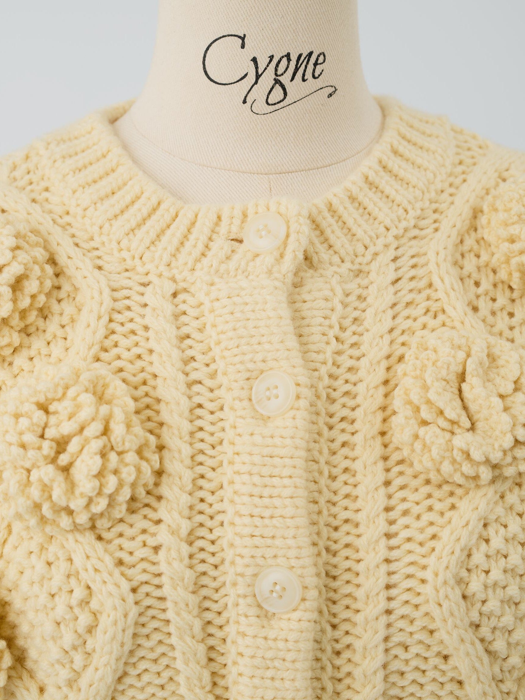 フラワーモチーフカーディガン Rose