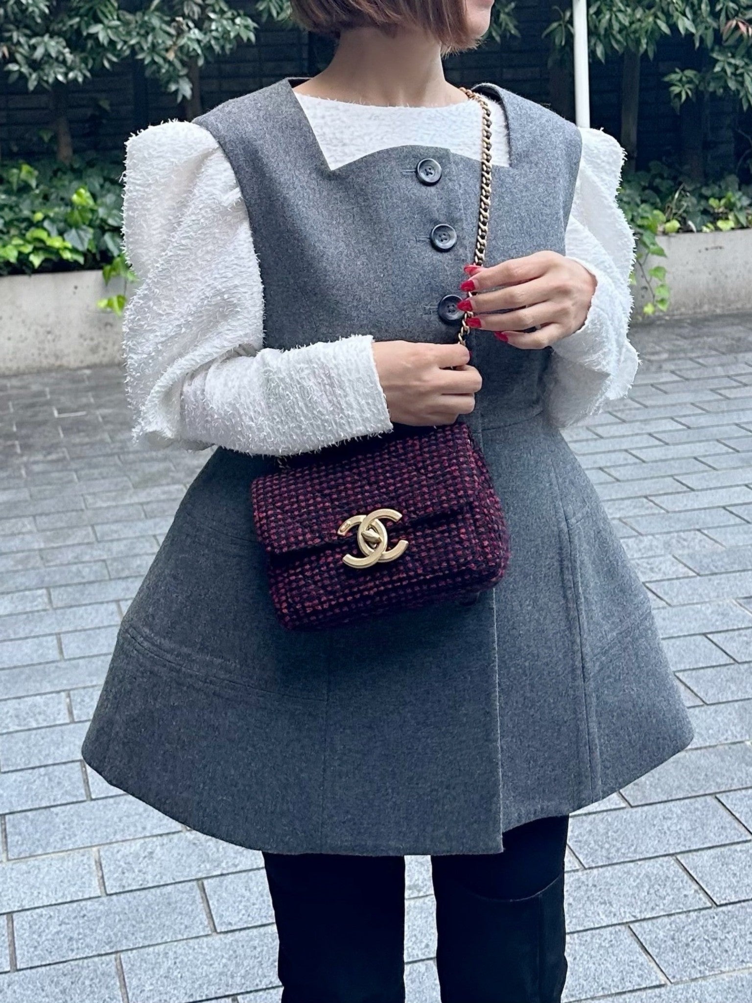 モデル身長：157.5㎝ / サイズ：0