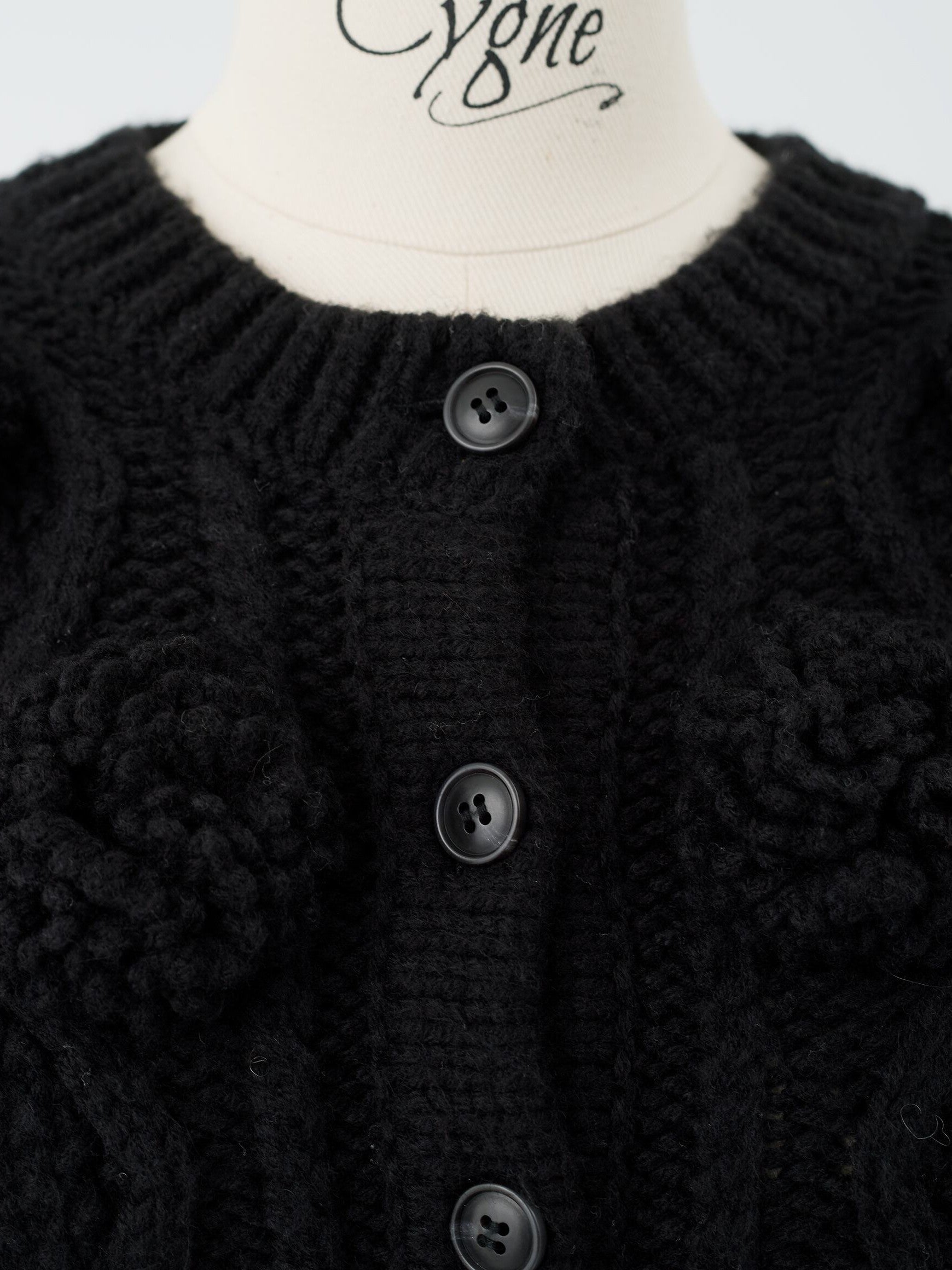 新品 シーニュ cygne フラワーモチーフカーディガン Black フラワーモチーフカーディガン Rose｜Cygne(シーニュ) 公式サイト