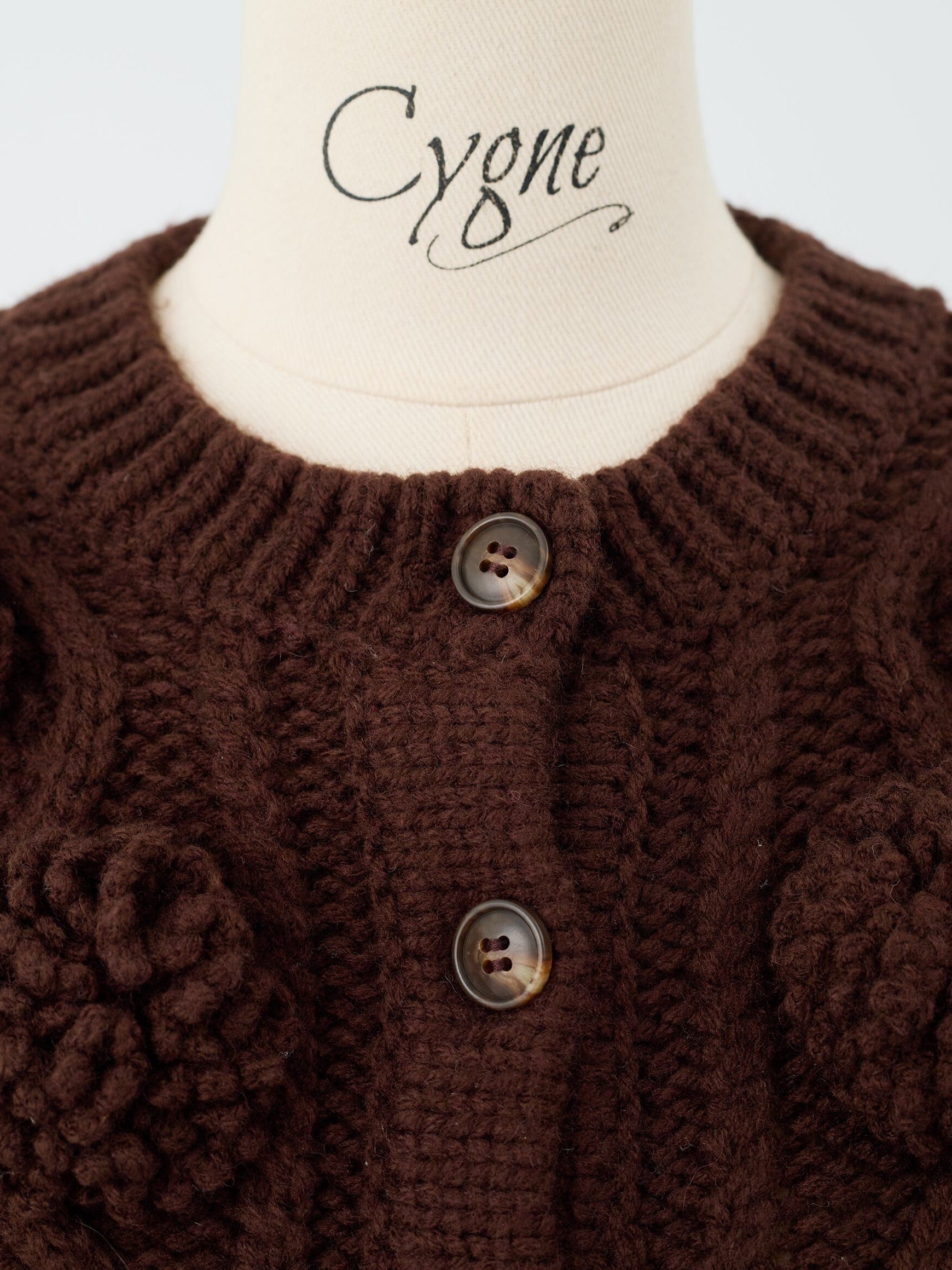 フラワーモチーフカーディガン Rose｜Cygne(シーニュ) 公式サイト