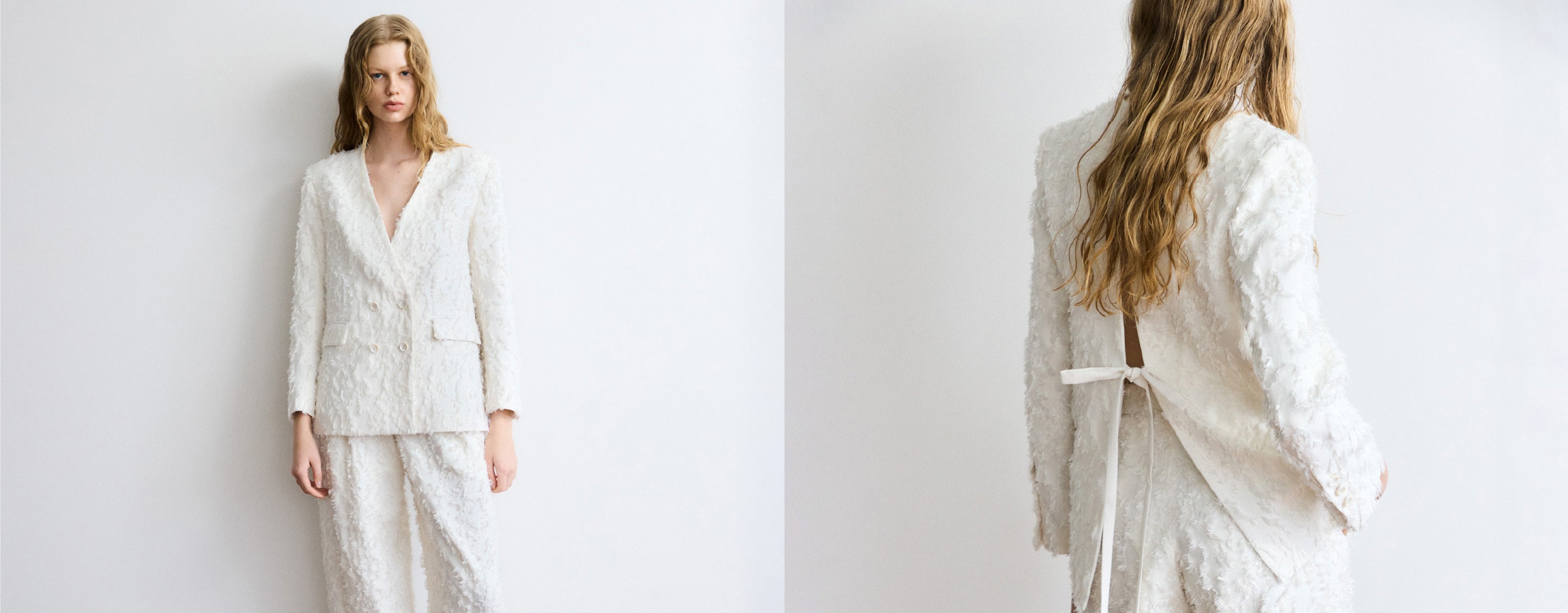 ♥️クリーニング済♥️美品♥️【cygne】白 M相当 スカラップビック 
