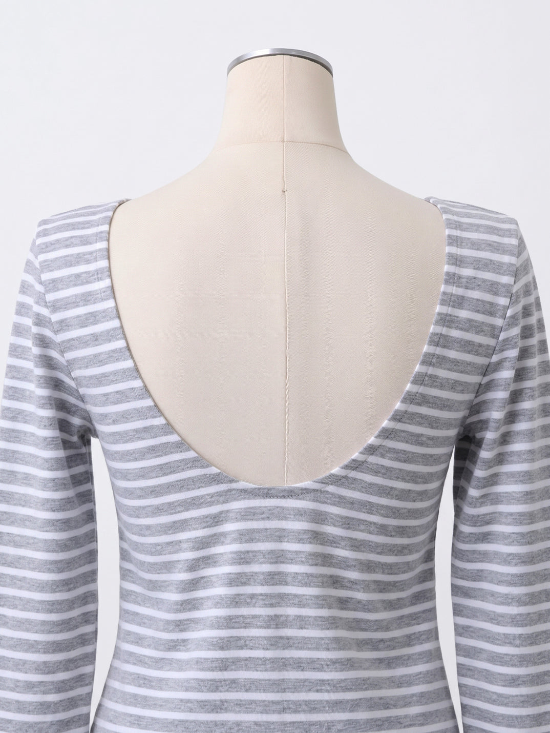 Back-open striped top by Renald